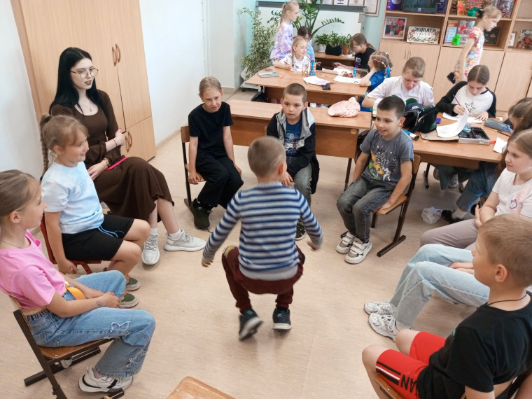 Открытие пришкольного лагеря.